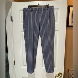 Liverpool Clothing. Blue and white herringbone Trousers